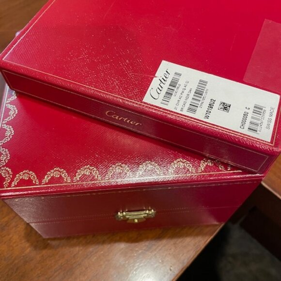 Authentic Cartier Chronoscaph Chronograph Quartz Black Dial Ladies Watch - Picture 10 of 13